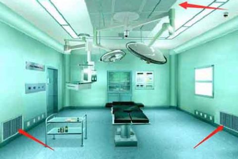 手術(shù)室層流送風(fēng)天花空氣過濾器介紹(有隔板和組合式高效過濾器)